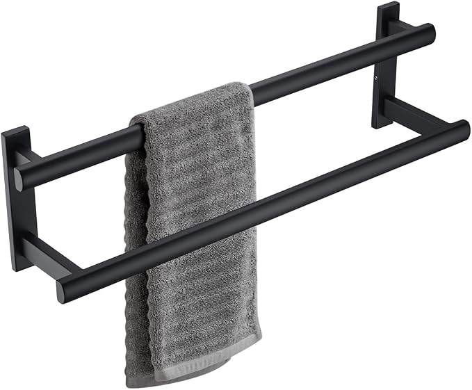 BAGNOLUX Double Towel Bar, SUS304 Towel Racks by BAGNOLUX