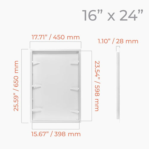 16x24 Inch White Access Panel – Metal Rectangular Wall & Ceiling Access Door - Image 2