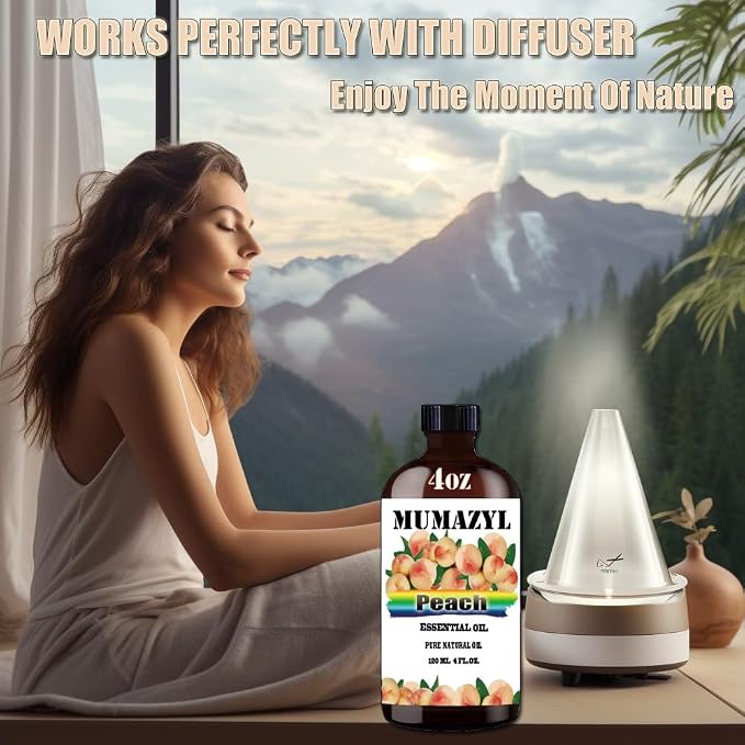 Peach Essential Oil, Peach Oil 4 Fl Oz 120ML - Image 3