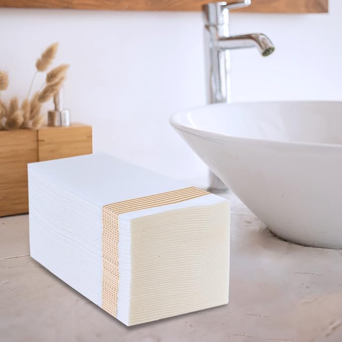 LITOPAK 300 Pack Disposable Guest Towels, Disposable Hand Towels - Image 6