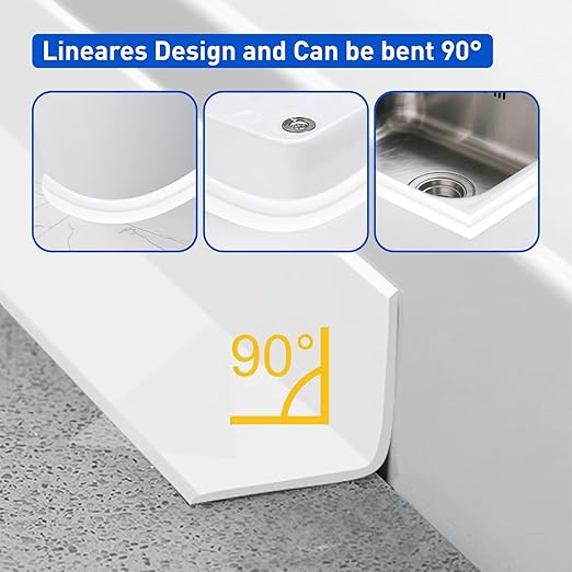 White Caulk Tape Self Adhesive Waterproof 1.97" x26.25Ft, Bathroom Peel & Stick - Image 3