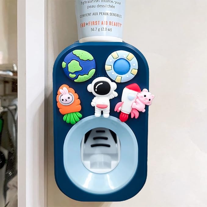 Automatic Kid Toothpaste Dispenser by Mr.+Thumbs