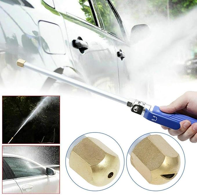 High Pressure Power Washer Attachment Wand, Hydro Jet Water Hose Nozzle - Image 2