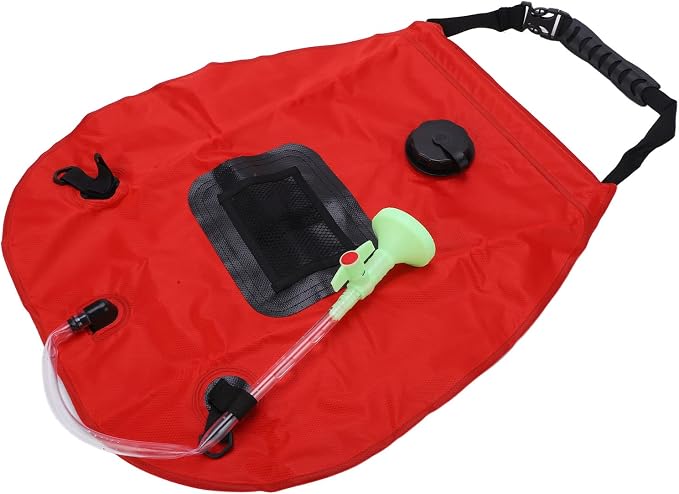 20L Folding Solar Heated Shower Bath, oor Camp Shower - Image 5