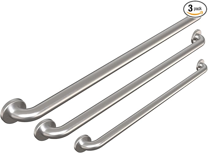 Commercial Grab Bar Bundle for Commercial Restrooms by PrestigeDistribution