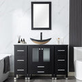 LUCKWIND 48" Bathroom Vanity Sink Combo, 24-inch Main Cabniet by LUCKWIND