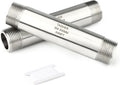 TAISHER 2PCS Stainless Steel Pipe Fittings, 3/4" NPT Male x 3/4" NPT Male by TAISHER