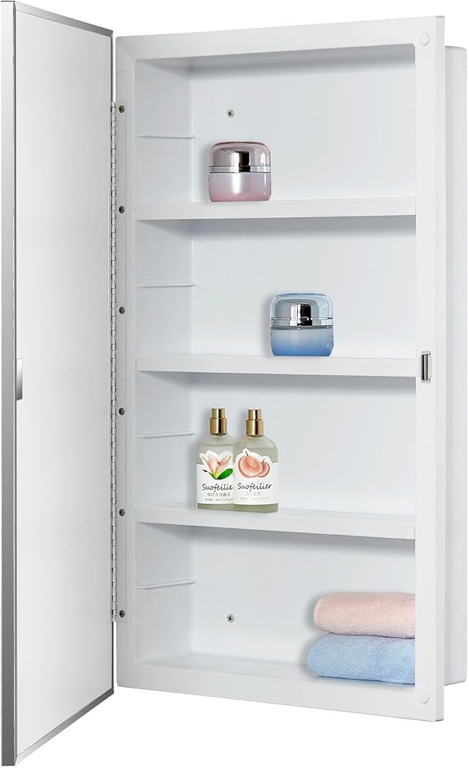 Plastic Medicine Mirror Cabinet - Image 5