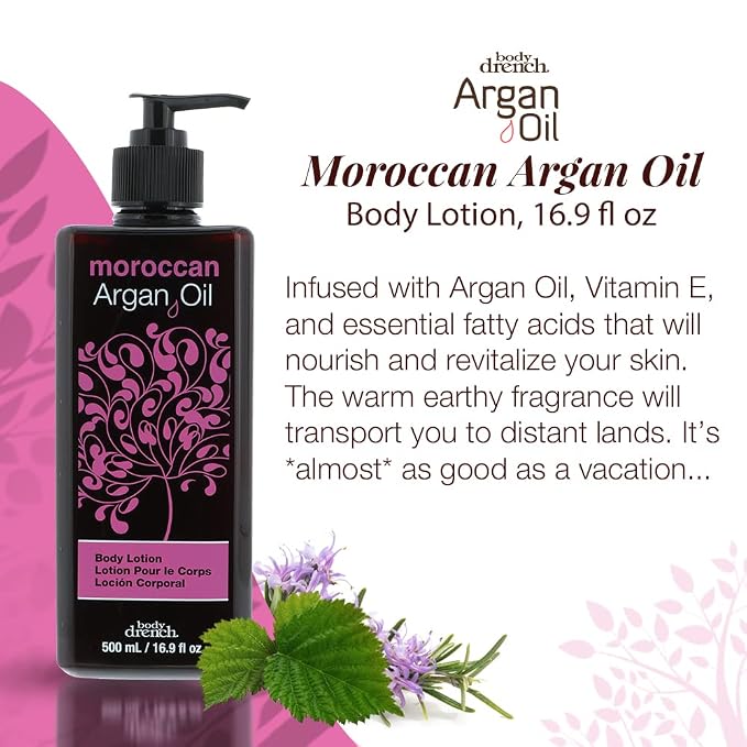 Body Drench Argan Oil Body Lotion – Hydrating & Moisturizing Lotion - Image 2