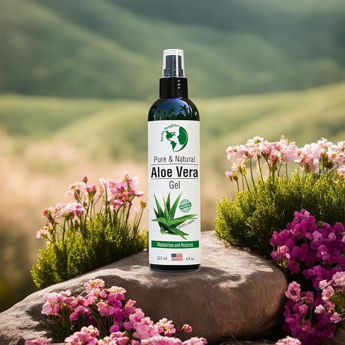 Earth’s Daughter Organic Aloe Vera Gel from Fresh Cut 100% Pure Organic Aloe - Image 9