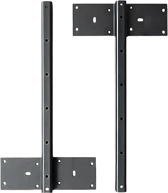 Fittes Heavy Duty Steel Floating T Shelf Bracket Mount 14 Inch 2 Pack, Holds up by Fittes