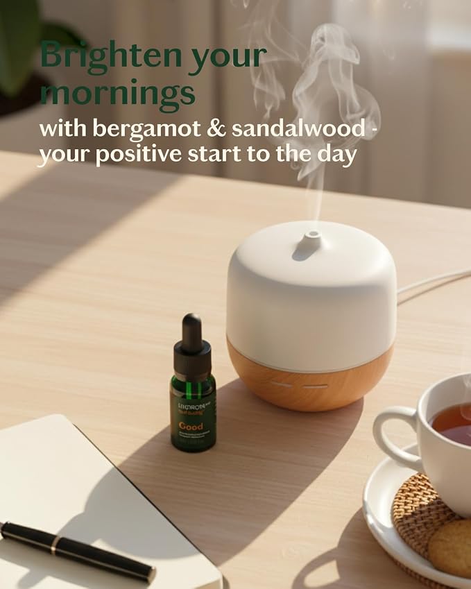 LIVEDROPS 24/7 Good Essential Oil Blend Bergamot Palmarosa Sandalwood | Daytime - Image 7