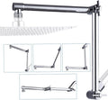 G-Promise 16 Inch Shower Head Extension Arm, Solid Brass Height & Angle by G-Promise