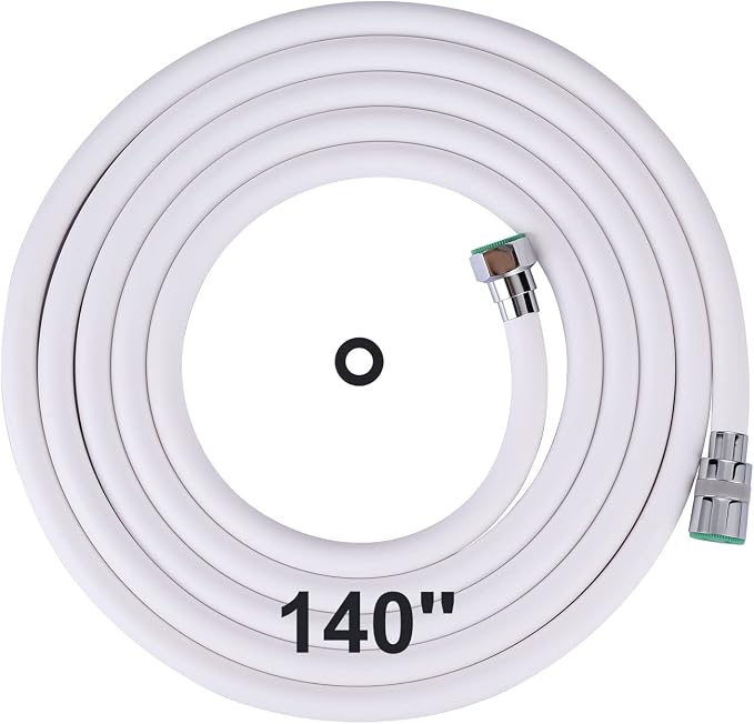 Aleasha Shower Hose, 140 Inches Extra Long Shower Head Hose Extension by ALEASHA