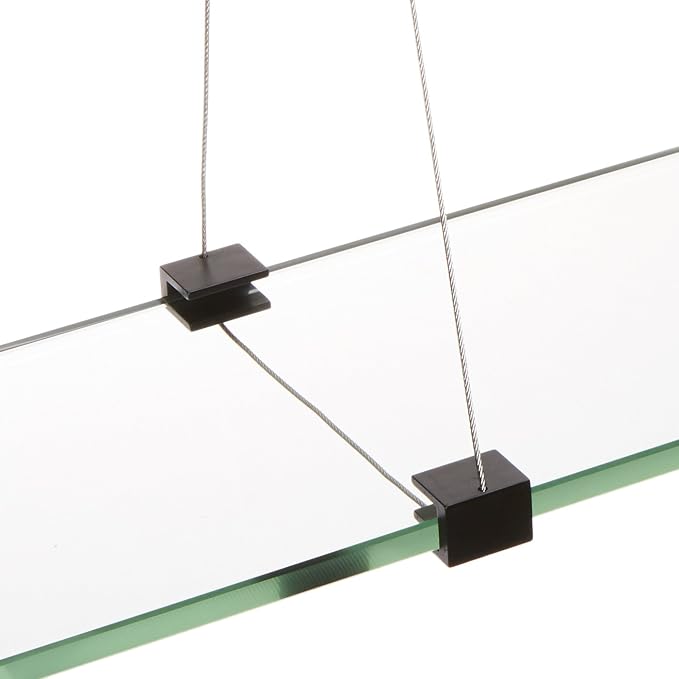 Spancraft Glass CR-12x24-Black Crane Glass Shelf - Image 3