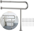 Toilet Support Rail 31.3X 31.5 Inch, Munzong Anti-Slip Chrome Handicap Grab Bar by Munzong