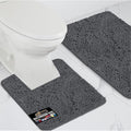 GORILLA GRIP Bathroom Rug Sets, Soft Chenille 2 Piece Area Rugs Set, Toilet by GorillaGrip