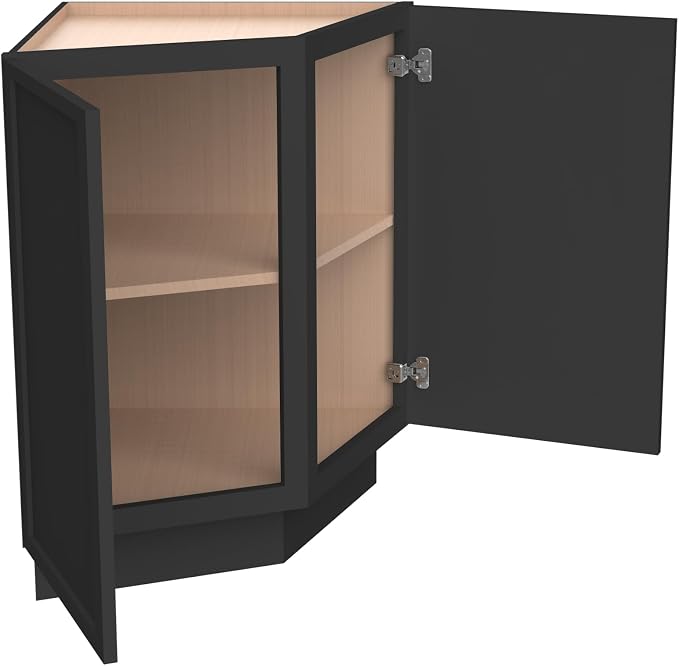 Corner Cabinet for Kitchen Bathroom, Solid Wood Frame - Image 3