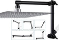 G-Promise 13 Inch Shower Head Extension Arm, Solid Brass Height & Angle by G-Promise
