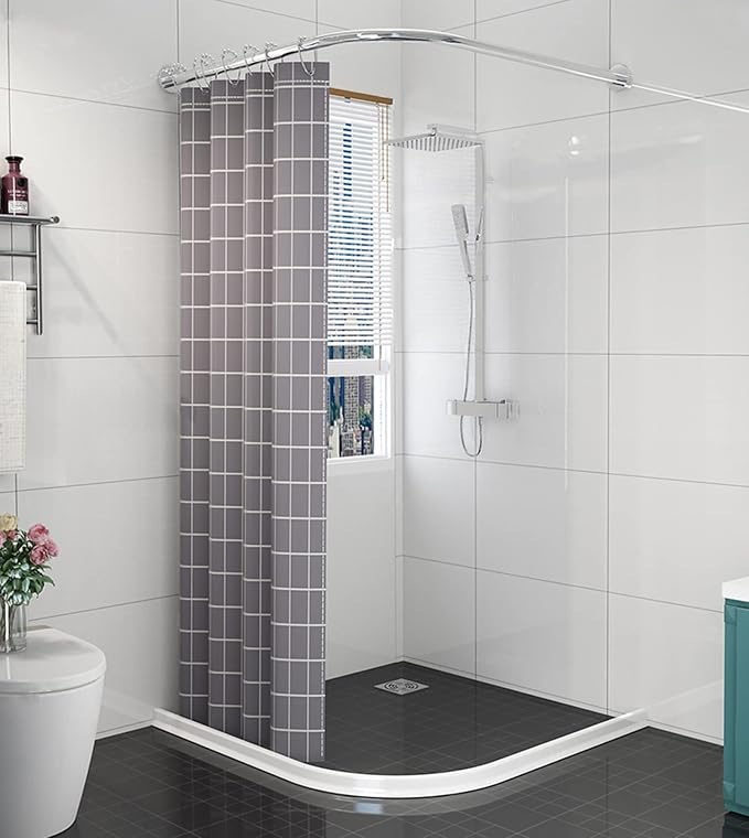 78Inch Collapsible Shower Threshold Water Dam 2" High Shower Barrier Water - Image 4