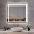 ISKM 32'' x 32'' LED Mirror for Bathroom Lighted Vanity Mirror for Wall Front by ISKM-IStillKeepMovin
