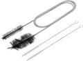 HARFINGTON 3pcs Flexible Long Drain Brush Straw Cleaner Set 35.43" Stainless by HARFINGTON