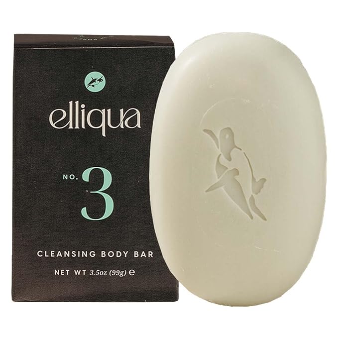 Elliqua Triple Milled Body Bar Soap – No.3 – Cucumber & Mint – Made in USA – by Unknown