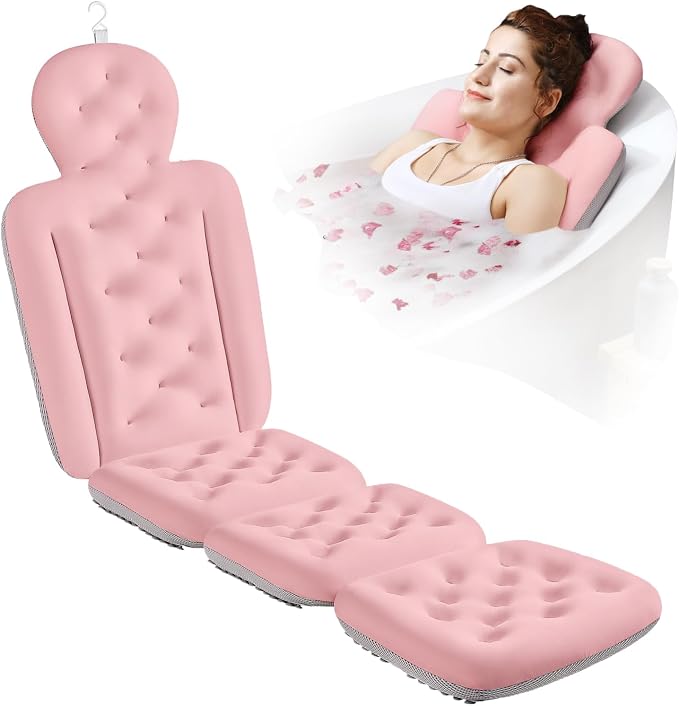 Full Body Bath Pillow for Bathtub, Thick Bathtub Cushion by VOXOR