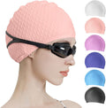 Tripsky Silicone Swim Cap, Comfortable Bathing Cap Ideal by Tripsky