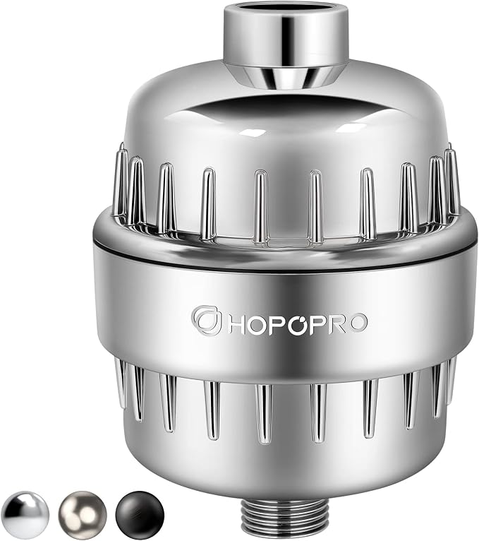 HOPOPRO 18-Stage Shower Head Filter, NBC News Recommended Brand, High Output by HOPOPRO