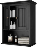 Treocho Wood Wall Cabinet Bathroom Medicine Cabinet Storage by Treocho