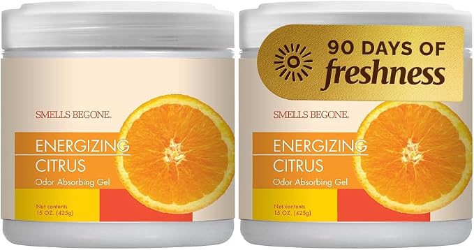 SMELLS BEGONE Air Freshener Odor Absorber Gel - 15 oz by SMELLSBEGONE