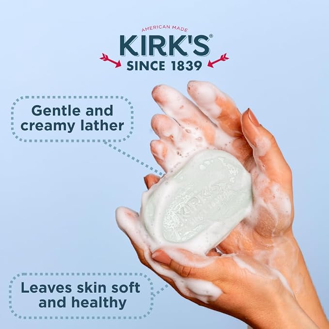 Kirk's Castile Bar Soap for Men, Women & Children - Image 6