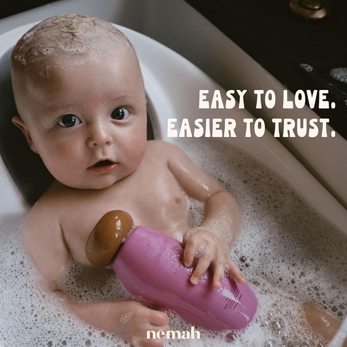 Nemah - 2-in-1 Baby Soap and Shampoo - Tear-Free Baby Body Wash and Shampoo - Image 2