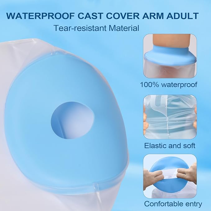 Cast Cover for shower Arms/Hands Medical-Grade Shower & Swim Protector | - Image 3