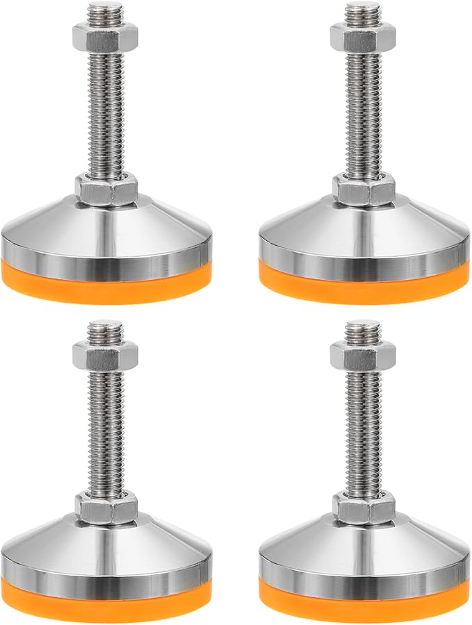 PATIKIL Furniture Leveling Feet 2.4" Dia Base M12 Thread by PATIKIL