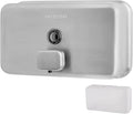 Wall Mounted Hand Soap Dispenser Bathroom, 1100ml 37oz Commercial Stainless by VANNSOO