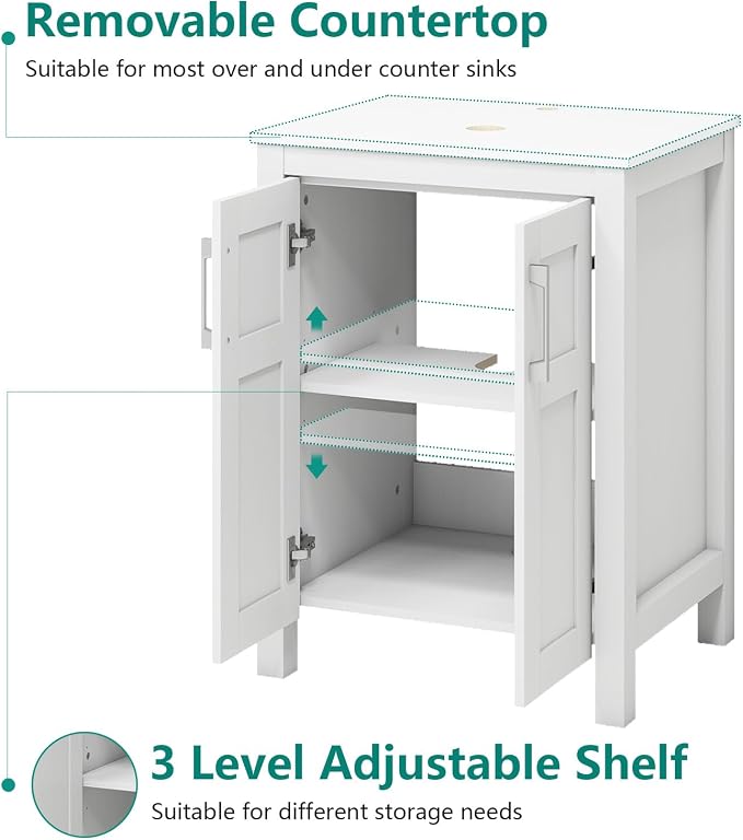 YOURLITE Bathroom Vanity with Sink - Image 4