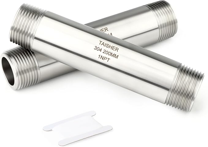 TAISHER 2PCS Stainless Steel Pipe Fittings by TAISHER