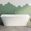 FerdY Sentosa 67" Acrylic Freestanding Bathtub, Contemporary Design Soaking Tub by FerdY