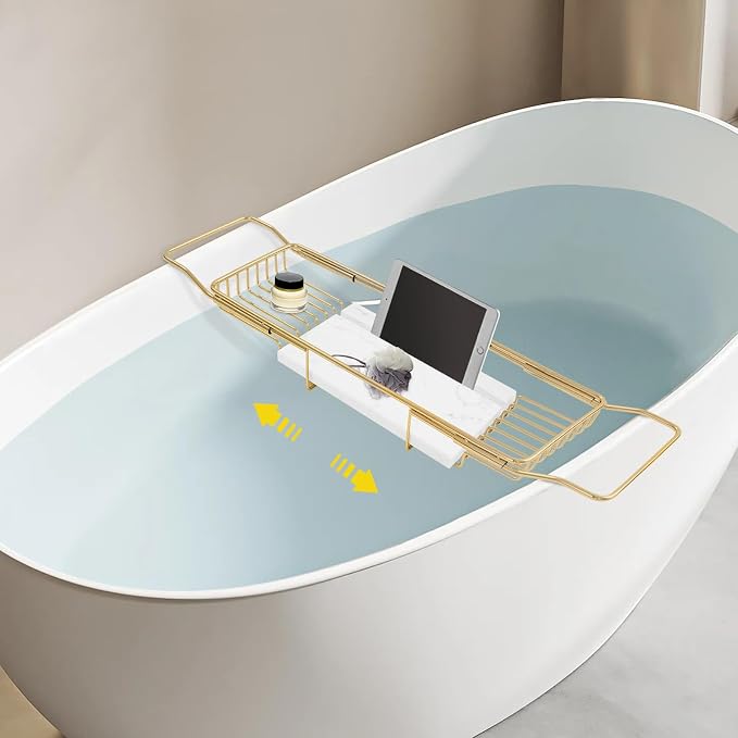 Bath Tub Tray Expandable Bathtub Tray 26.77-35.43 in, Bathtub Trays - Image 5