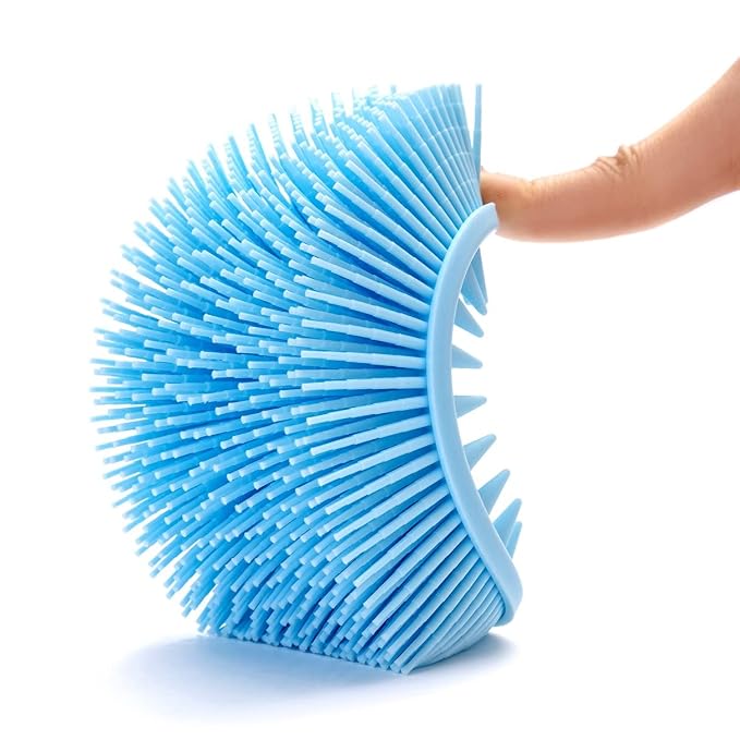 Premium Sensory Brush for Kids or Autism, Soft Silicone Body Scrubber, 2 in 1 - Image 5