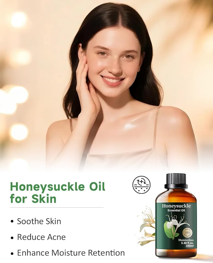 Pure Honeysuckle Essential Oil for Bedtime Serenity, Evening Relaxation & - Image 4