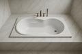 Carver Tubs - DH7136 - Modern White Fiberglass Soaking Bathtub by CarverTubs