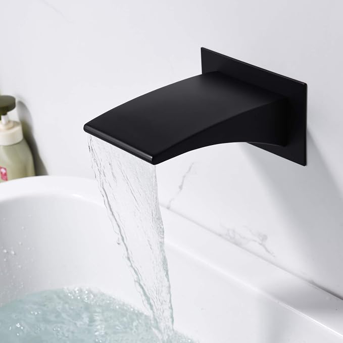 sumerain Bathtub Wall Faucet Matte Black - Image 5