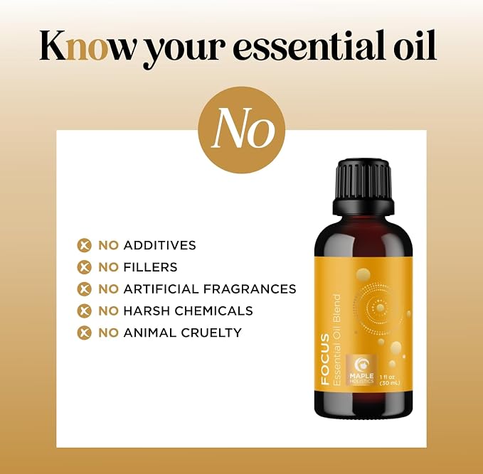 Focus Essential Oil Blend for Diffusers - Image 4