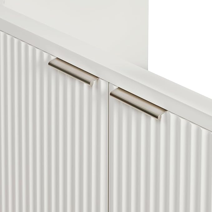 ARIEL Milan 54 Inch Single Sink Base Cabinet in Warm White - Image 15