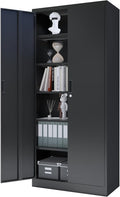 Metal Storage Cabinet, 72 Inch Tall Metal Storage Cabinet by YEEZER