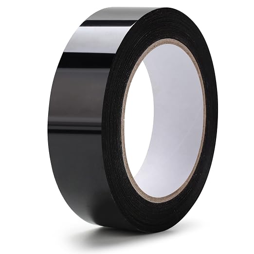 LLPT Caulk Tape Solid Black 1.2 Inch x 33 Feet Extra Waterproof Heavy Duty by LLPT-AllAboutAdhesiveTapes