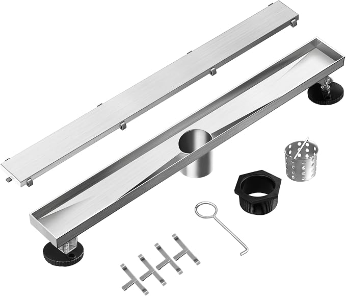 Linear Shower Drain, 24 inch Drain - Image 8